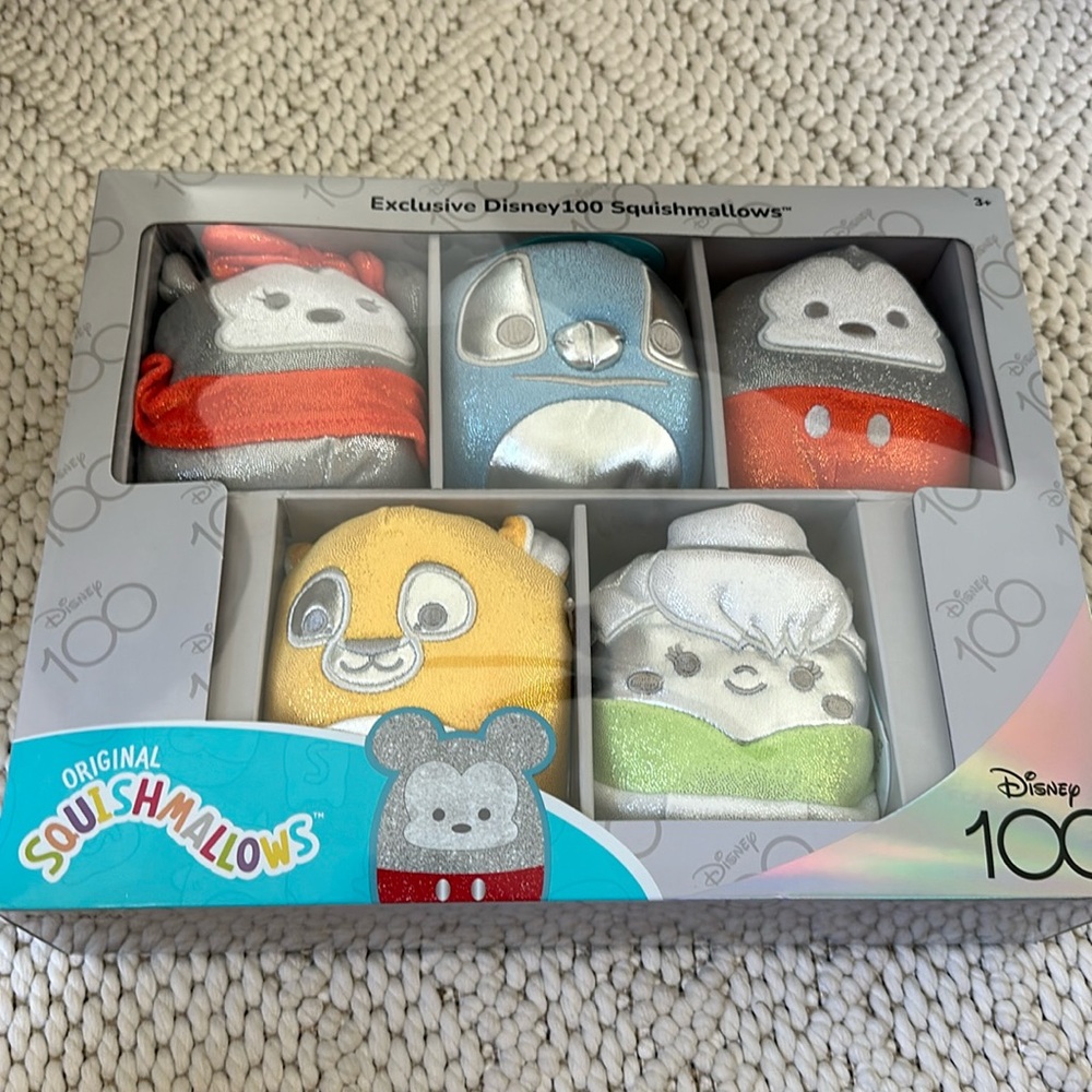 Disney 100 original Squishmallow set in box